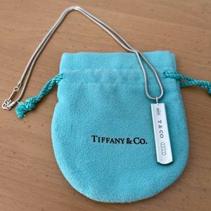 Tiffany and Co Silver Pendant Necklace